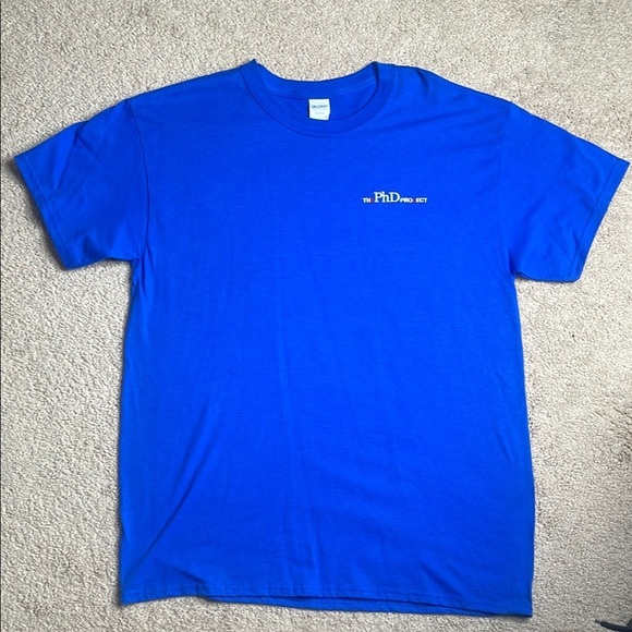 Gildan Other - Blue “PhD Project” T-Shirt for Men